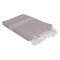 Hamamdoek saunadoek Ottomania extra lang  Grijs - Beige