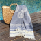 Hamamdoek saunadoek Bohemia Dark Blue