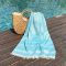 Hamamdoek saunadoek Bohemia Turquoise