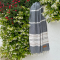 Hamamdoek saunadoek Sea Me Black-Beige