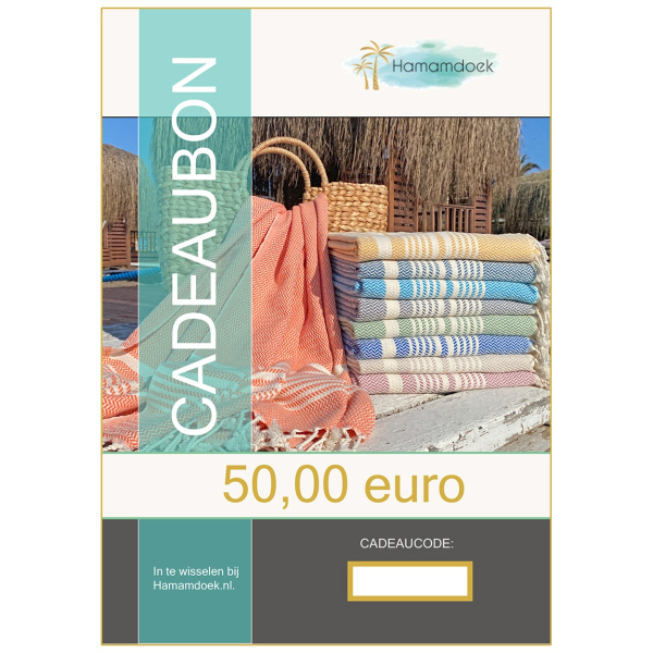 Cadeaubon 50,00 Euro 