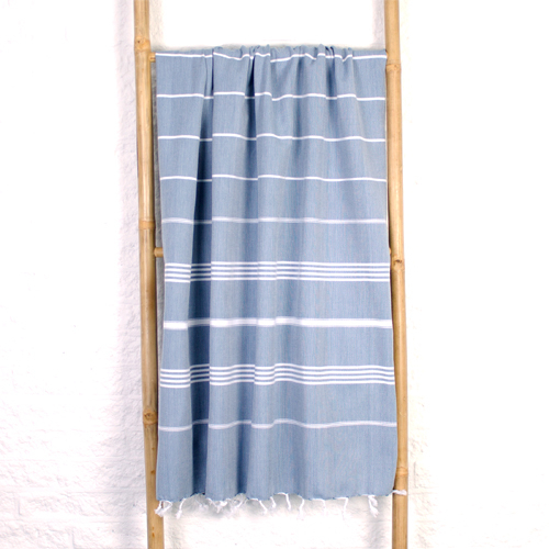 Hamamdoek saunadoek Standaard Jeans Blauw