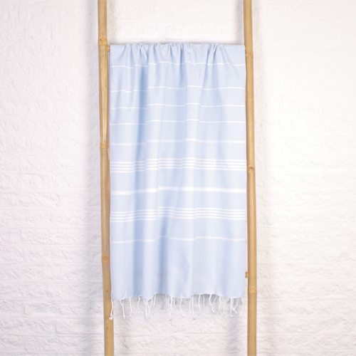 Hamamdoek saunadoek Ottomania standaard Licht Blauw