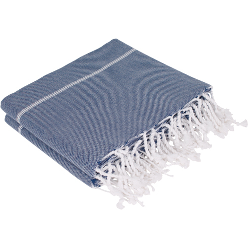 Hamamdoek saunadoek Ottomania standaard Marine Blauw