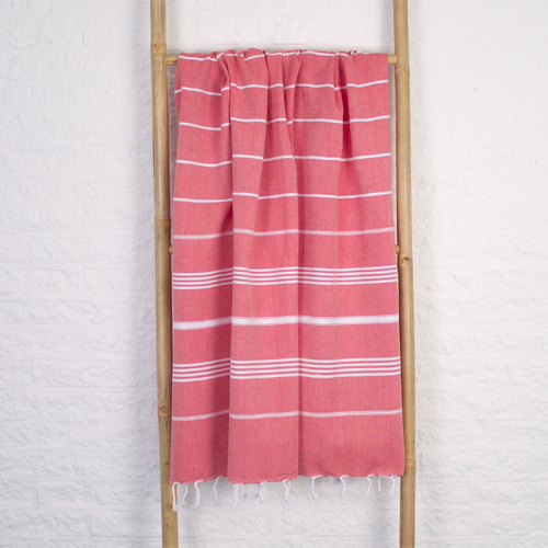 Hamamdoek saunadoek Ottomania standaard Steenrood