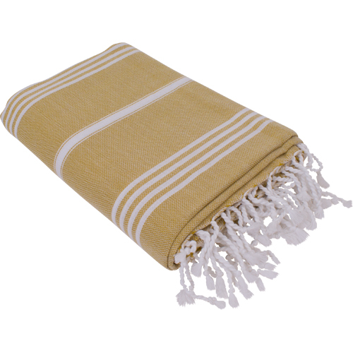 Grote Hamamdoek Ottomania XL  Mosterd