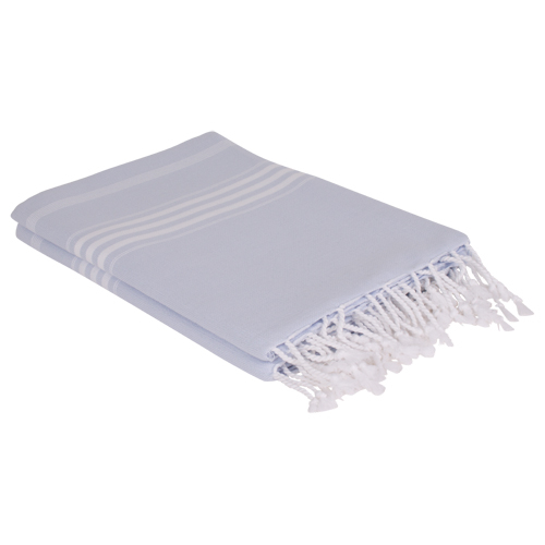 Hamamdoek saunadoek Ottomania extra lang  Licht Blauw