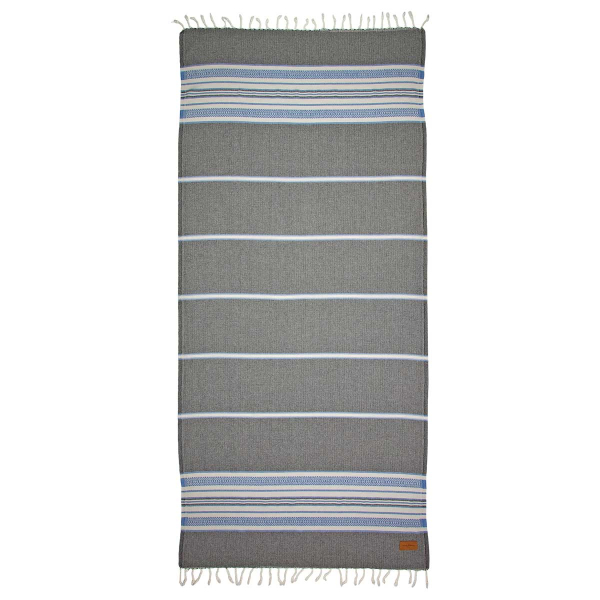 Hamamdoek Sea Me Black Blue
