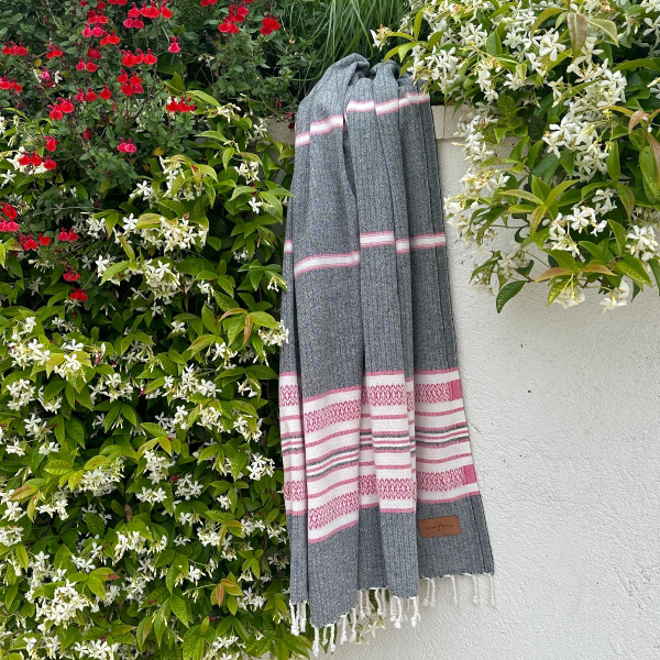 Hamamdoek saunadoek Set van 3 stuks Sea Me - pink, green, lemon 