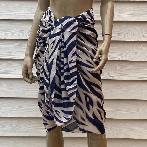 Pareo Zebra Blue-Gold