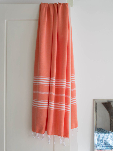 Hamamdoek saunadoek Ottomania extra lang  Orange