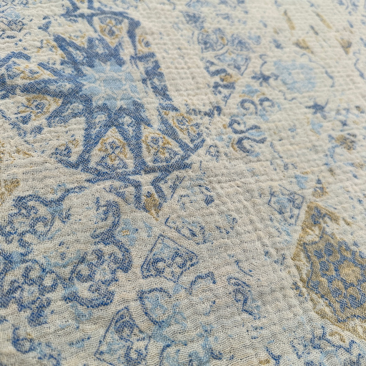 Hamamdoek saunadoek Santorini Blue