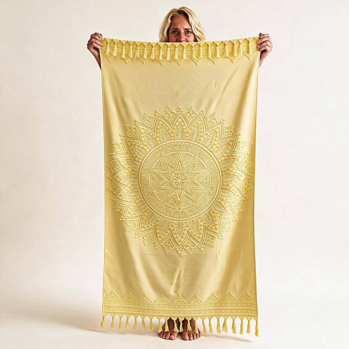 Hamam strandlaken Zennn  Butter Yellow
