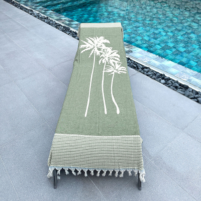 Hamamdoek saunadoek
Three Palms
Chive Green