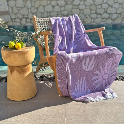Hamamdoek saunadoek
Palm Beach
Purple - Liliac