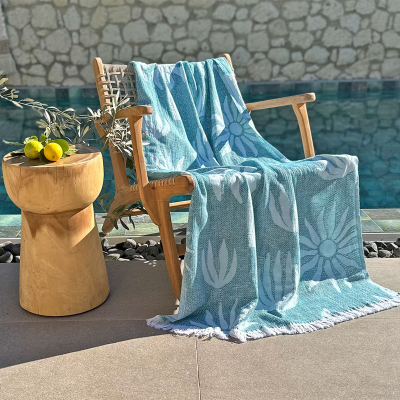 Hamamdoek saunadoek Palm Beach Seagreen - Mint