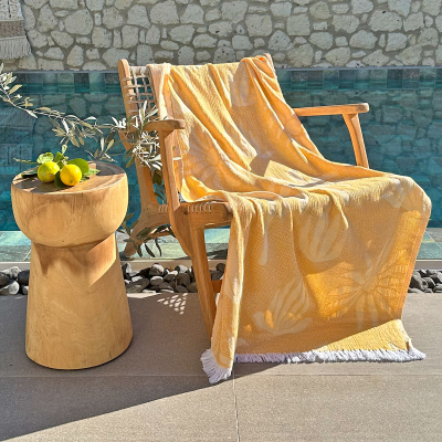 Hamamdoek saunadoek
Palm Beach
Yellow - Yellow