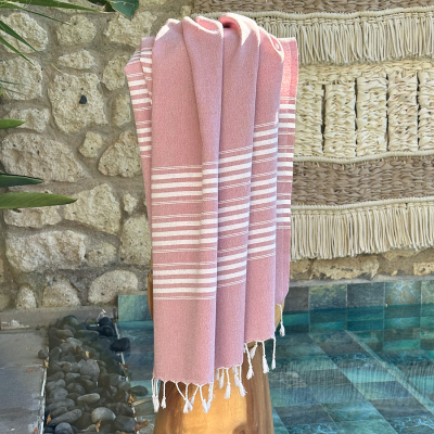 Hamamdoek saunadoek Travel  Powder Pink