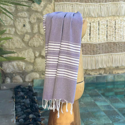 Hamamdoek saunadoek Travel  Purple