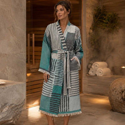 Hamam badjas dames
Block & Bliss

