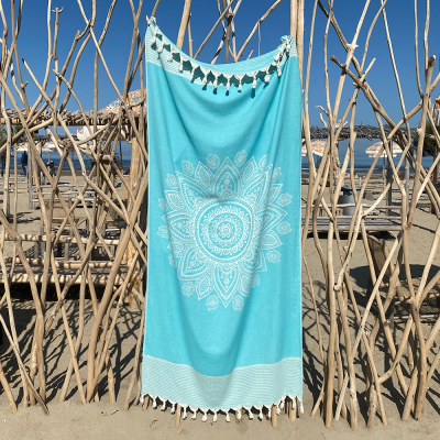 Hamamdoek saunadoek
Boho
Peacock Blue