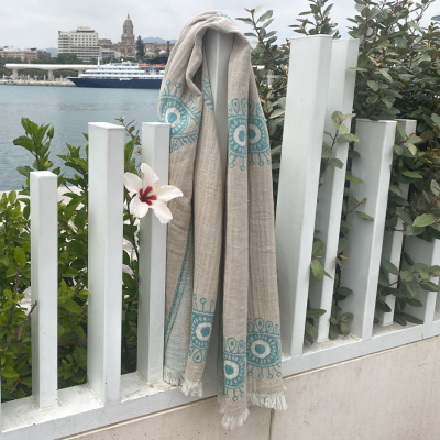 Hamamdoek saunadoek
Eye 
Beige