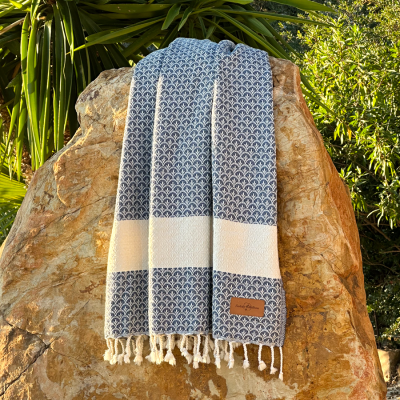 Hamamdoek saunadoek
Peacock
Blue