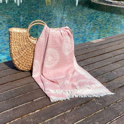 Hamamdoek saunadoek
Bohemia
Powder Pink