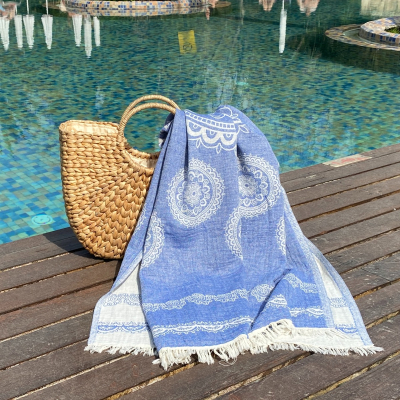 Hamamdoek saunadoek
Bohemia
Blue