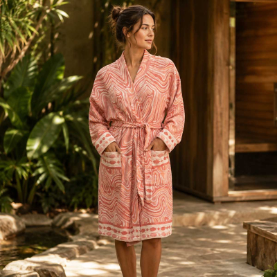 Hamam badjas dames
Coral Wave

