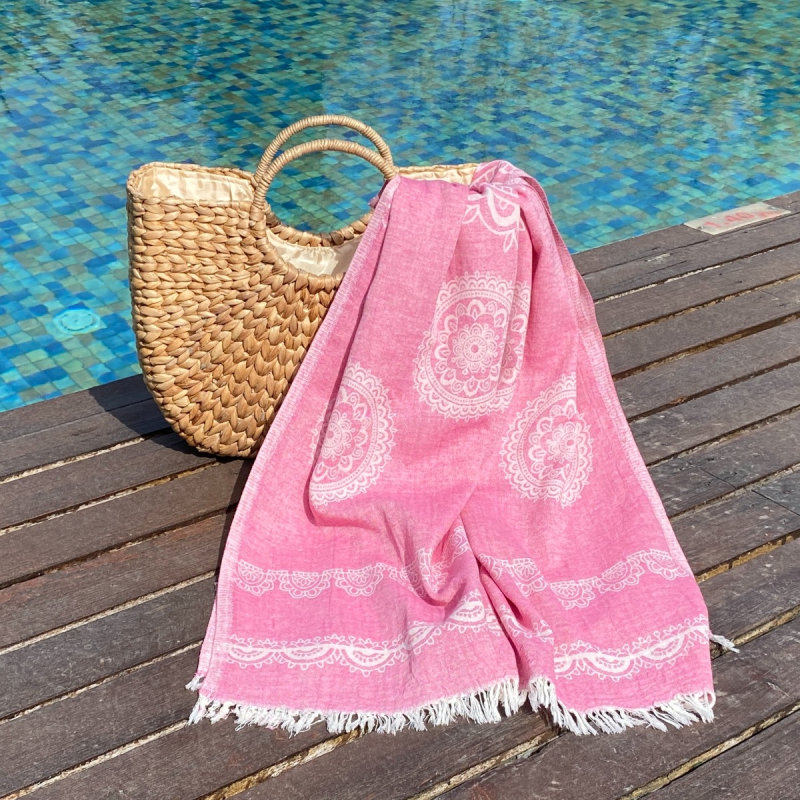 Hamamdoek saunadoek
Bohemia
Pink