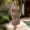 Hamam badjas dames Tropicana XXL en XXXL
