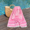 Hamamdoek, Hamamtuch, Hammamtowel, fouta Bohemia pink